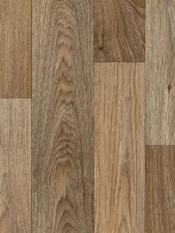 Vinyl-Rollenware, Eiche Braun 544