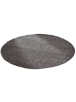 Woll-Teppich, Stone -KIBEK Verkäufe Aarhus Handwebteppich grau stone 150rund per