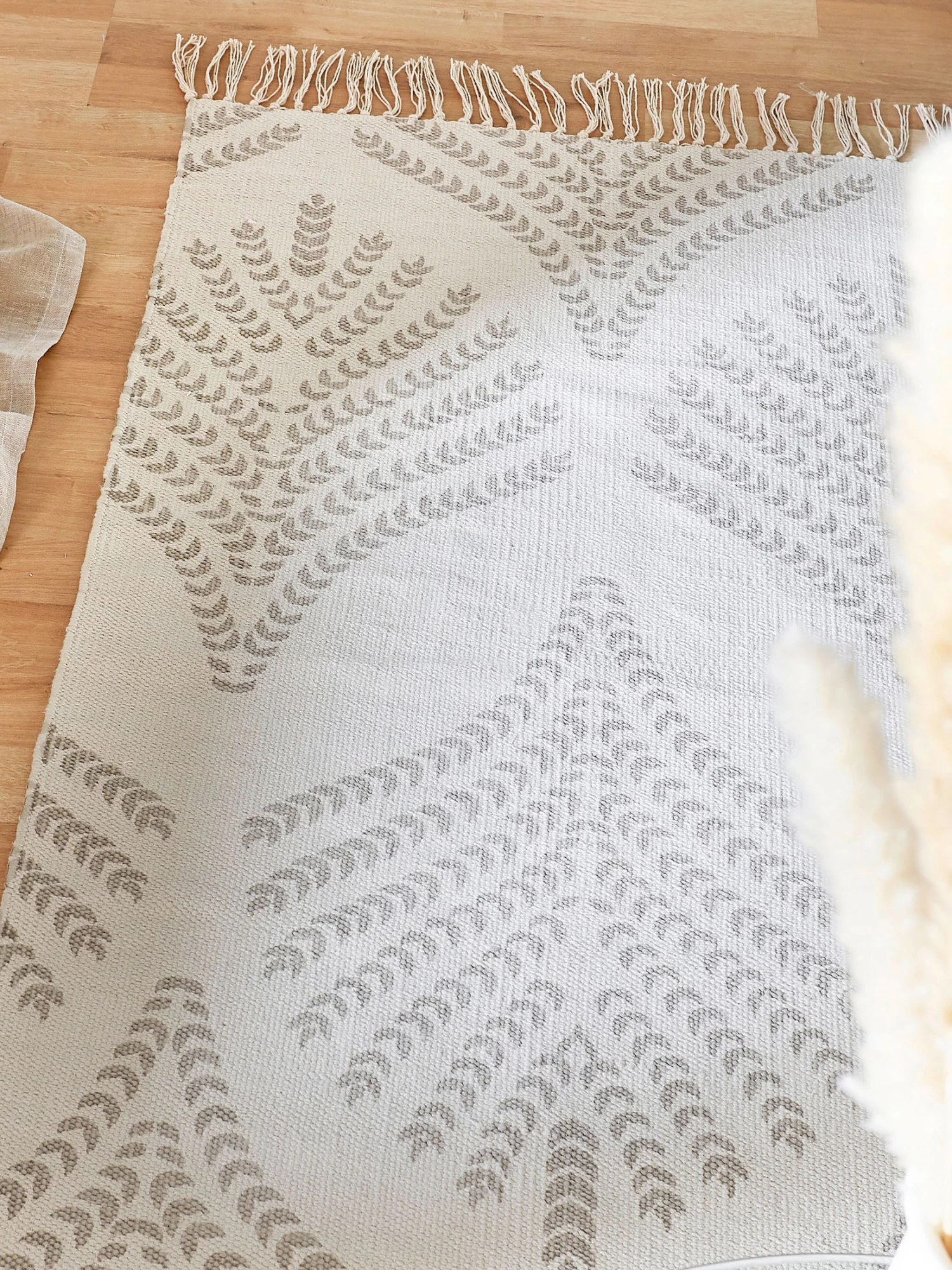 Baumwoll-Teppich, Grey 4 Baumwoll-Teppich, Grey – Bild 2