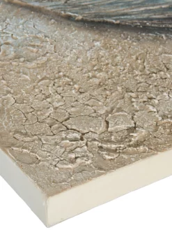 Leinwand-handgemalt, Grau -KIBEK Verkäufe AltesHolzboot Leinwandbild Grau 100x100 lup2