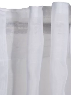 Vorhang Mit Gardinenband, Weiss -KIBEK Verkäufe Amalia Gardine verdeckteSchlaufe weiss 140x245 lup1