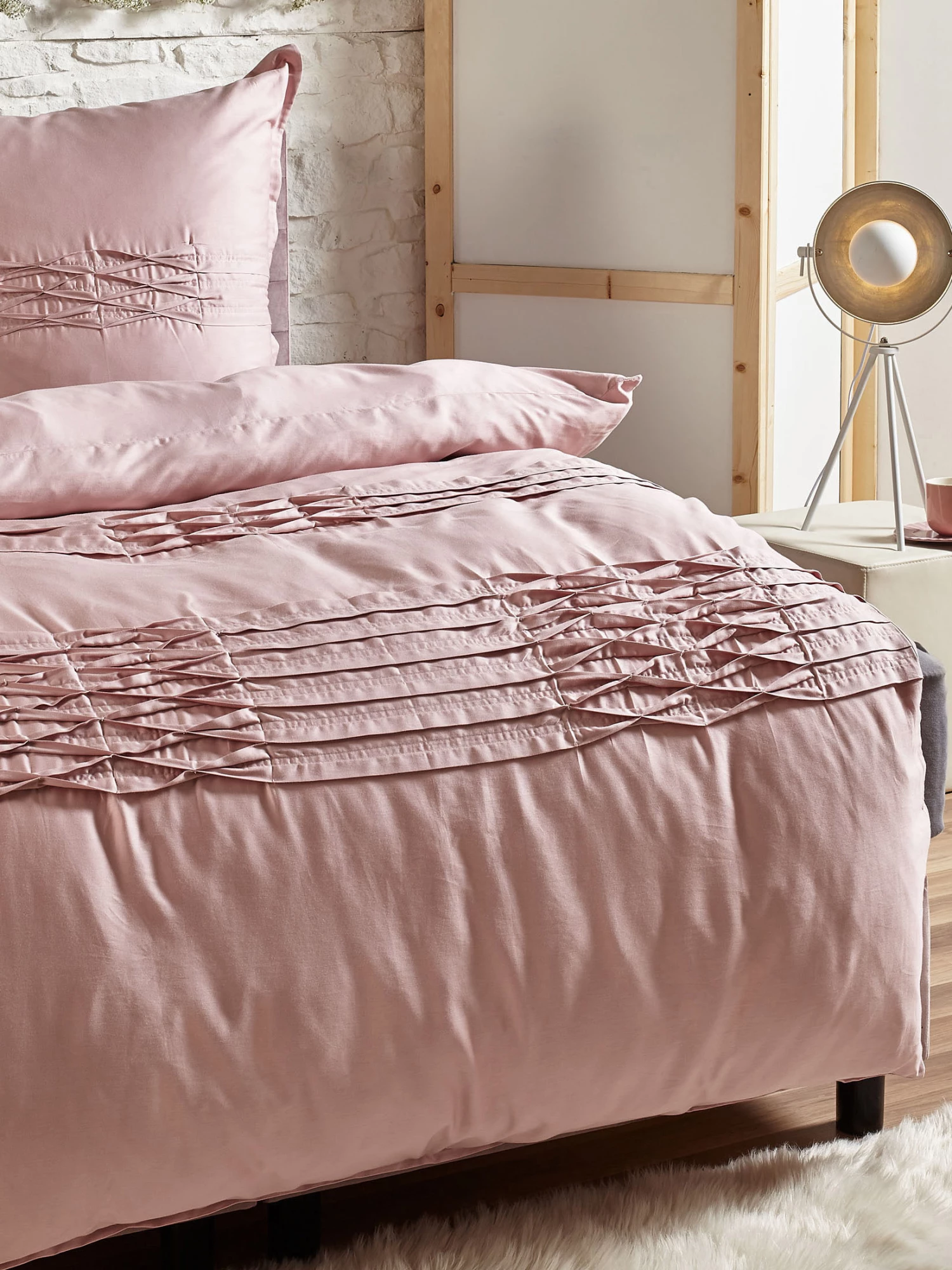 Bettwäsche, Altrosa 3 Bettwäsche, Altrosa