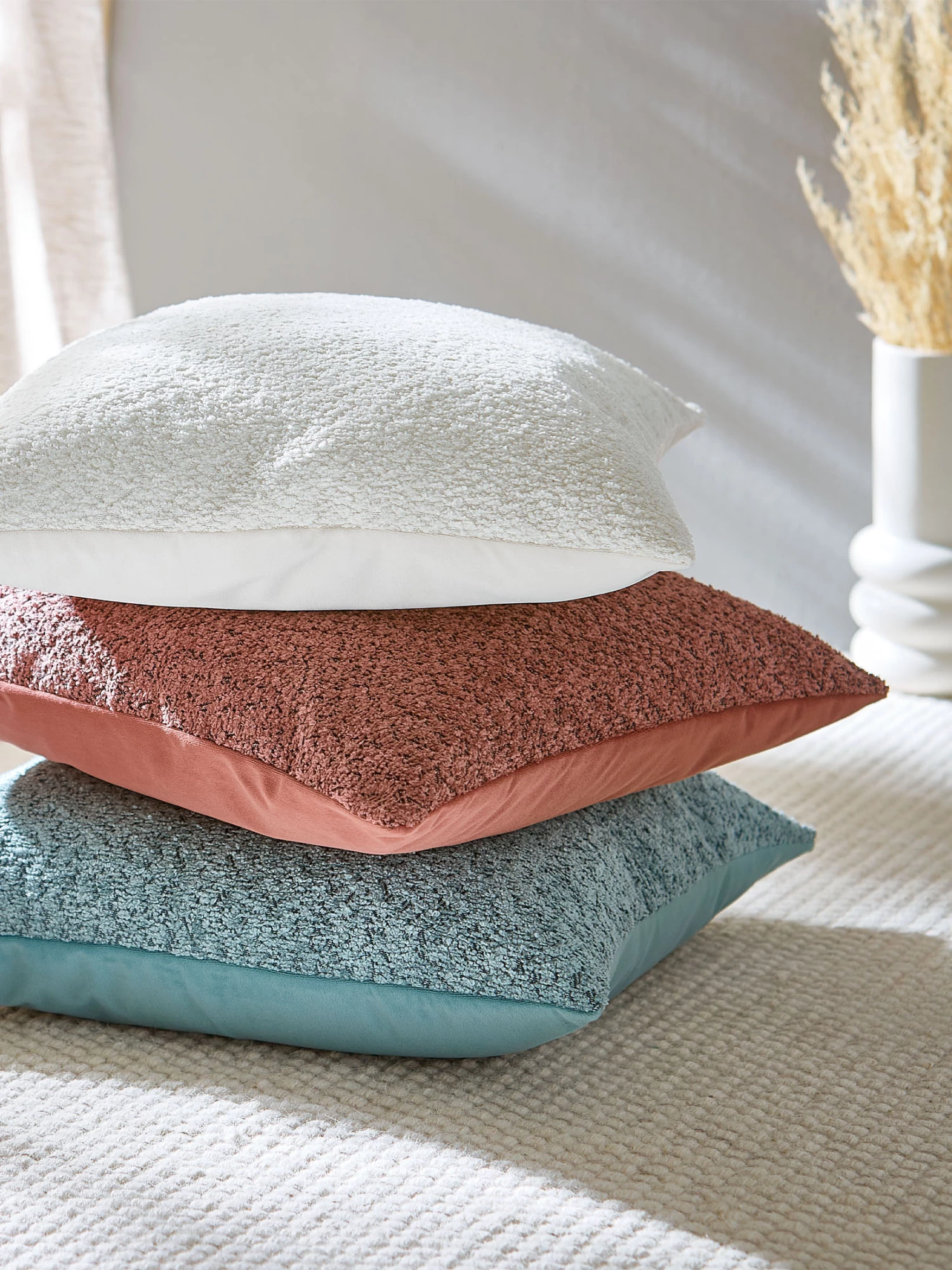 Kissen, Graugrün 5 Kissen, Graugrün – Bild 3