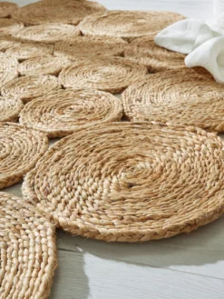 Jute-Teppich, Nature -KIBEK Verkäufe Antella JuteTeppich Braun Nature 90rund lup2