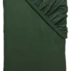 Flanell-Spannbetttuch, Tannengrün