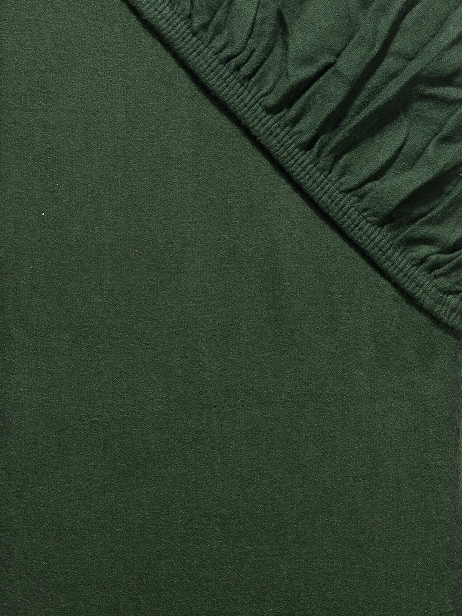 Flanell-Spannbetttuch, Tannengrün 5 Flanell-Spannbetttuch, Tannengrün – Bild 3
