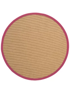 Sisal-Teppich, Fuchsia