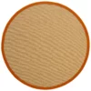 Sisal-Teppich, Orange -KIBEK Verkäufe ArubaNature SisalTeppich orange 160rund pla