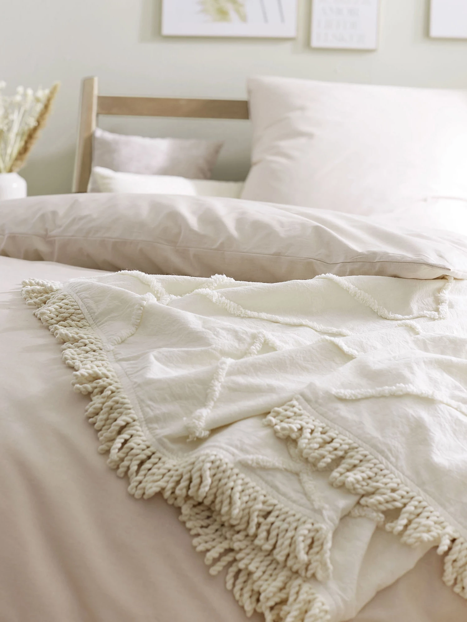 Decke, Cream 4 Decke, Cream – Bild 2