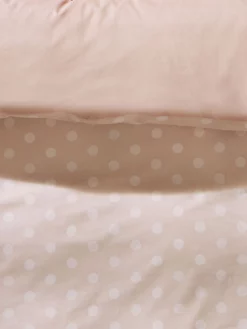 Renforcé-Bettwäsche, Samtrosa -KIBEK Verkäufe Babida Bettwaesche Rosa Samtrosa 135x200 lup