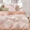 Renforcé-Bettwäsche, Samtrosa -KIBEK Verkäufe Babida Bettwaesche Rosa Samtrosa 135x200 mil