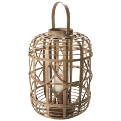 Laterne, Natural -KIBEK Verkäufe Balaro Laterne Braun Natural 32x32x45 per3