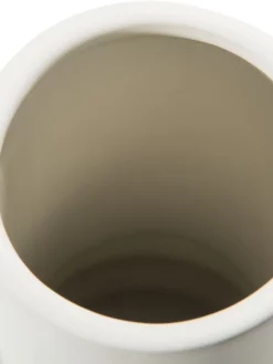 Vase, Creme -KIBEK Verkäufe Banda Vase Weiss Creme 13x13x27 lup1