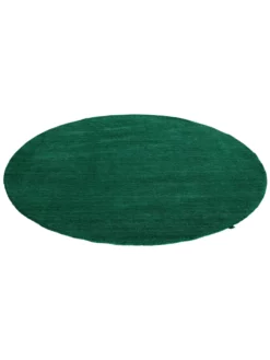Woll-Teppich, Forest Green 7 Woll-Teppich, Forest Green -KIBEK Verkäufe Barwala Gabbehteppich Gruen ForestGreen 200rund fper2
