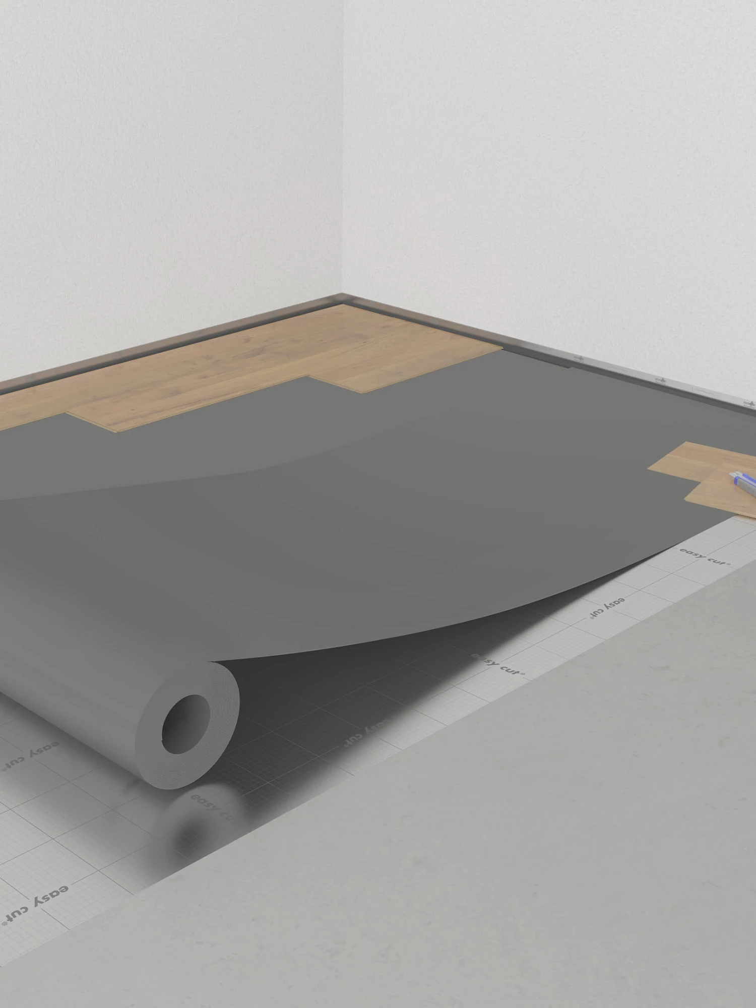 Dämmunterlage, Hellgrau 3 Dämmunterlage, Hellgrau