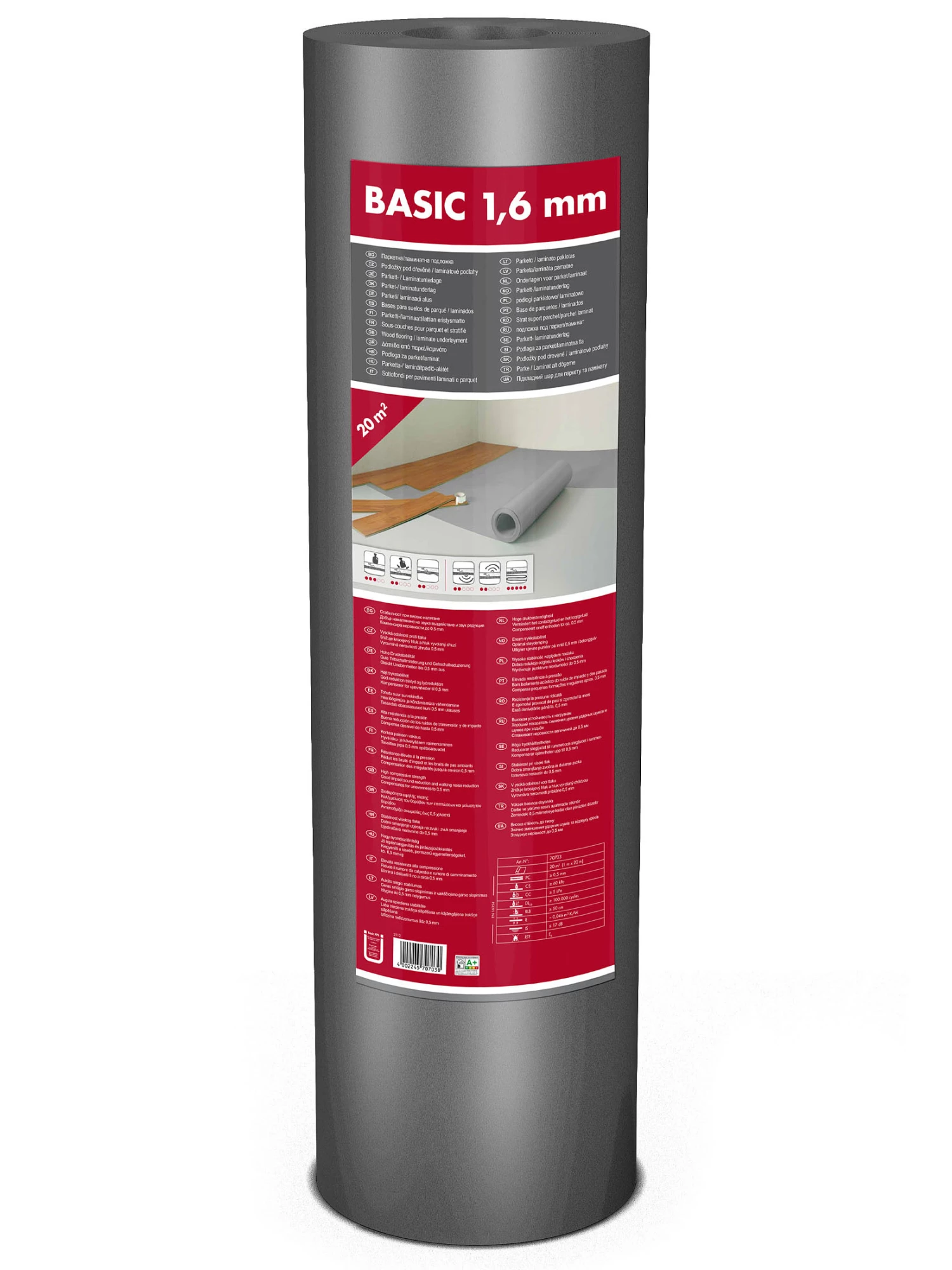 Dämmunterlage, Hellgrau 4 Dämmunterlage, Hellgrau – Bild 2