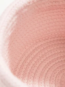 Korb, Samtpink -KIBEK Verkäufe BasketPinky Korb Rosa Samtpink 20x20x14 lup2