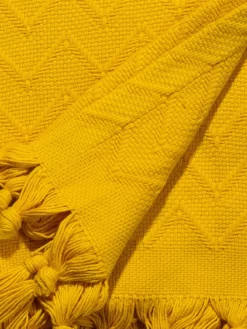 Decke, Senf -KIBEK Verkäufe Bellania Decke gelb senf 150x200 lup1