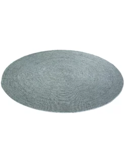 Woll-Teppich, Aqua -KIBEK Verkäufe Bjoerna HandwebTeppich Blau Aqua 200rund fper