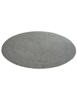 Woll-Teppich, Light Grey 8 Woll-Teppich, Light Grey -KIBEK Verkäufe Bjoerna HandwebTeppich Grau LightGrey 200rund fper