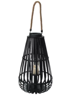 Laterne, Schwarz -KIBEK Verkäufe BlackShine Laterne Schwarz 35x35x60 per3