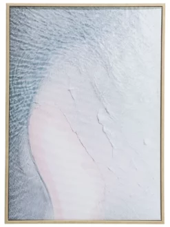 Leinwand-Druck-gerahmt, Hellgraublau -KIBEK Verkäufe Bluera Druckgerahmt Hellblau Hellgraublau 50x70 pla