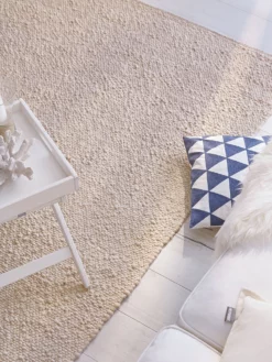 Woll-Teppich, Beach -KIBEK Verkäufe Borgholm Handwebteppich beige beach 170x240 mil3