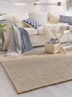 Handweb-Teppich, Beach