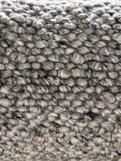 Handweb-Teppich, Stone -KIBEK Verkäufe Borgholm Handwebteppich grau stone lup2