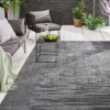 Outdoor-Teppich, Dunkelgrau -KIBEK Verkäufe Borgsum OutdoorTeppich Dunkelgrau Anthrazit 160x230 mil