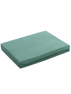 Spannbetttuch, Petrol -KIBEK Verkäufe Bruessel blau petrol 180x200 per2