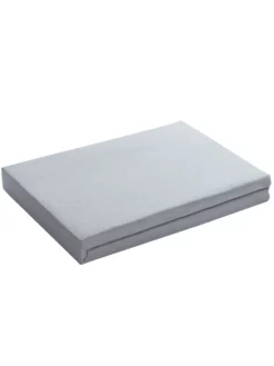 Spannbetttuch, Grau -KIBEK Verkäufe Bruessel grau 180x200 per