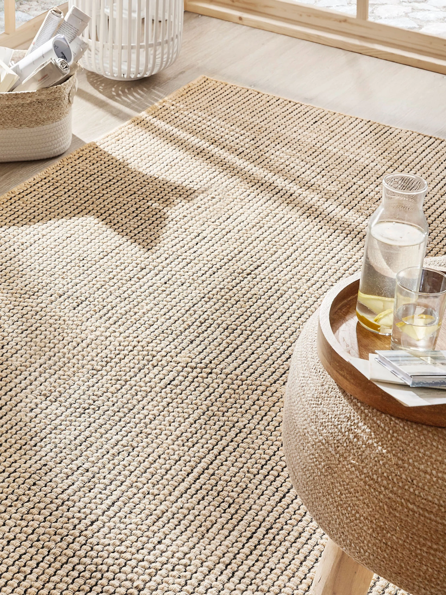 Woll-Teppich, Safran 3 Woll-Teppich, Safran