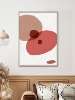 Druck Gerahmt, Multicolor