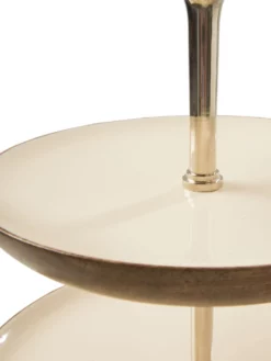 Deko-Etagere, Weiss -KIBEK Verkäufe CakeStand DekoEtagere Weiss 30x30x48 lup