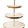 Deko-Etagere, Weiss -KIBEK Verkäufe CakeStand DekoEtagere Weiss 30x30x48 per