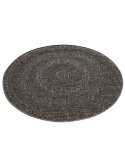 Outdoor-Teppich, Schiefer -KIBEK Verkäufe Camino Outdoor Teppich Dunkelgrau Schiefer 120rund fper