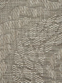 Outdoor-Teppich, Steingrau -KIBEK Verkäufe Camino Outdoor Teppich Hellgrau Steingrau 120rund lup