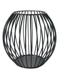 Teelichthalter, Black -KIBEK Verkäufe CandleBall Teelichthalter Schwarz Black 18x18x172C1 per1