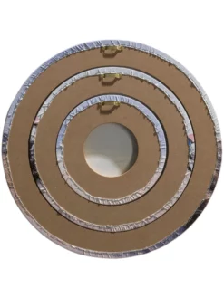 Leinwand Druck, Hellblau -KIBEK Verkäufe Canvas3er Bild Strand Blau Hellblau 40rund ruk