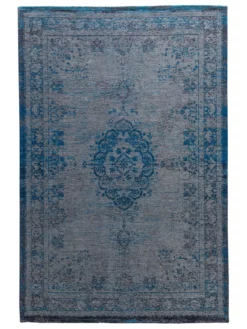 Vintage-Teppich, Grey Turquoise -KIBEK Verkäufe ChaletRoyal Vintageteppich tuerkis GreyTurquoise 140x200 pla