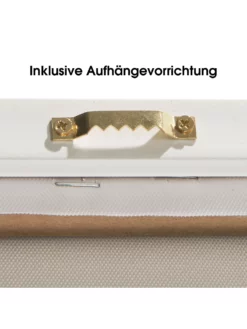 Leinwand-Druck-gerahmt, Weiss/Grün -KIBEK Verkäufe ChooseJoy Druckgerahmt Gruen WeissGruen 32x32 ruk2