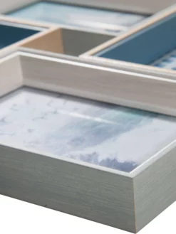 Bilderrahmen, Grau/Blau -KIBEK Verkäufe CollageSea Bilderrahmen Blau GrauBlau 10x15 lup3