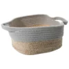 Korb, Grau/Beige -KIBEK Verkäufe Cotiro Korb Grau GrauBeige 25x30x16 per