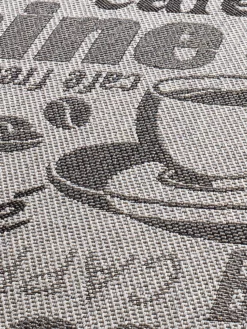 Küchenläufer, Latte Macchiato -KIBEK Verkäufe Cuisine Flachgewebeteppich grau 80x200 lup