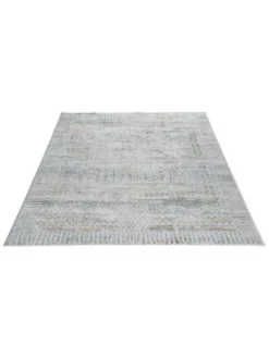 Vintage-Teppich, Silber 9 Vintage-Teppich, Silber -KIBEK Verkäufe Cullen Vintageteppich Grau Silber 160x230 fper