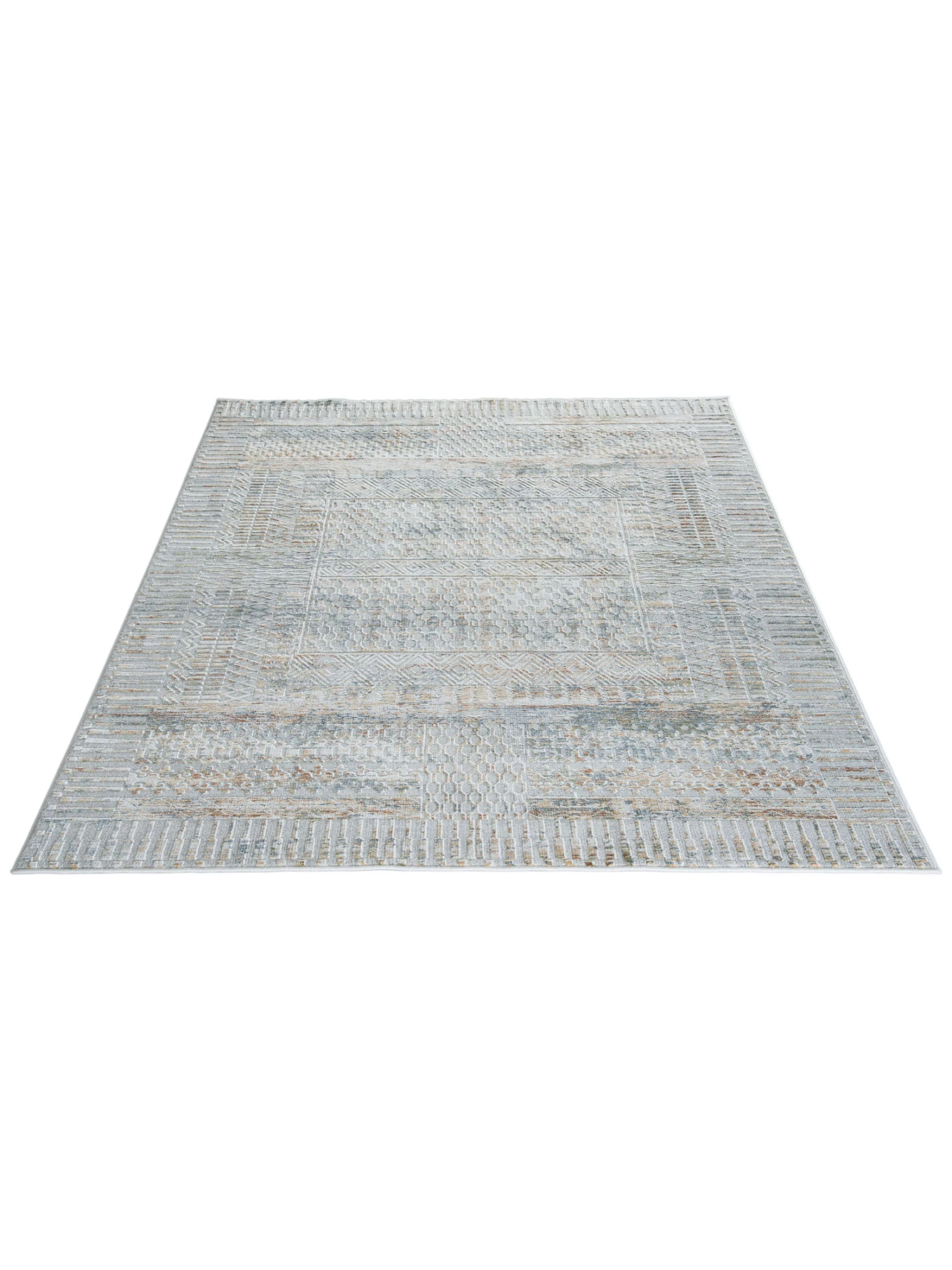 Vintage-Teppich, Silber 5 Vintage-Teppich, Silber – Bild 3