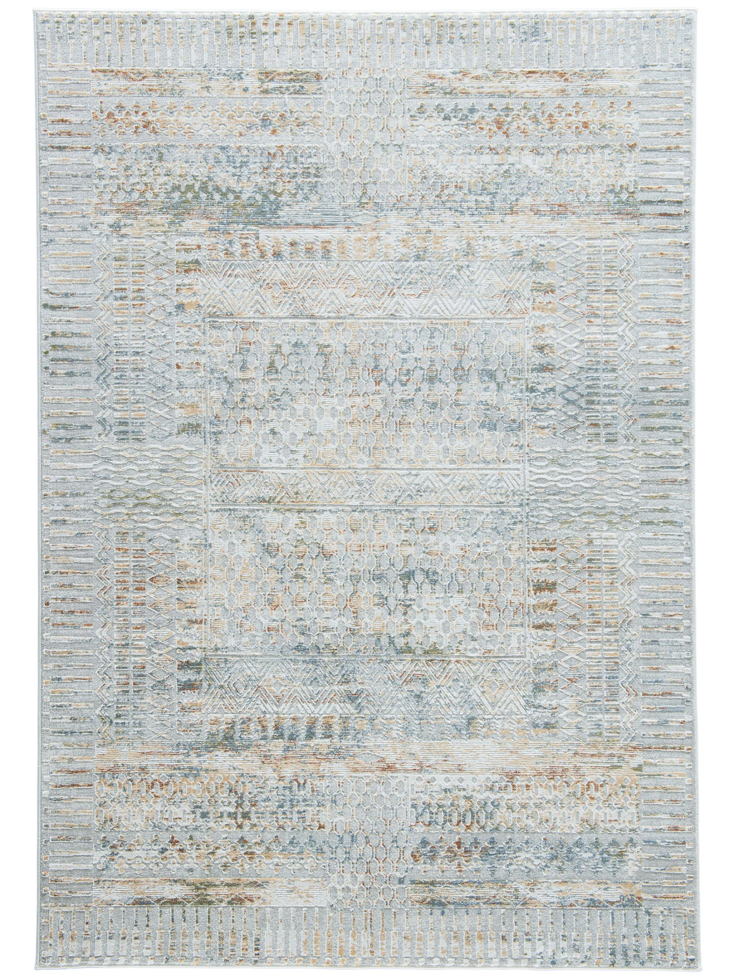 Vintage-Teppich, Silber 4 Vintage-Teppich, Silber – Bild 2