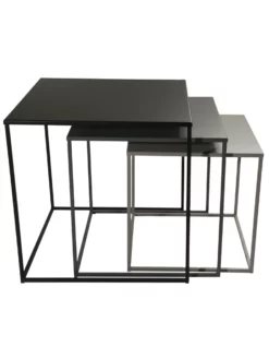 Tisch, Schwarz -KIBEK Verkäufe DarkTable Tisch Set per 2