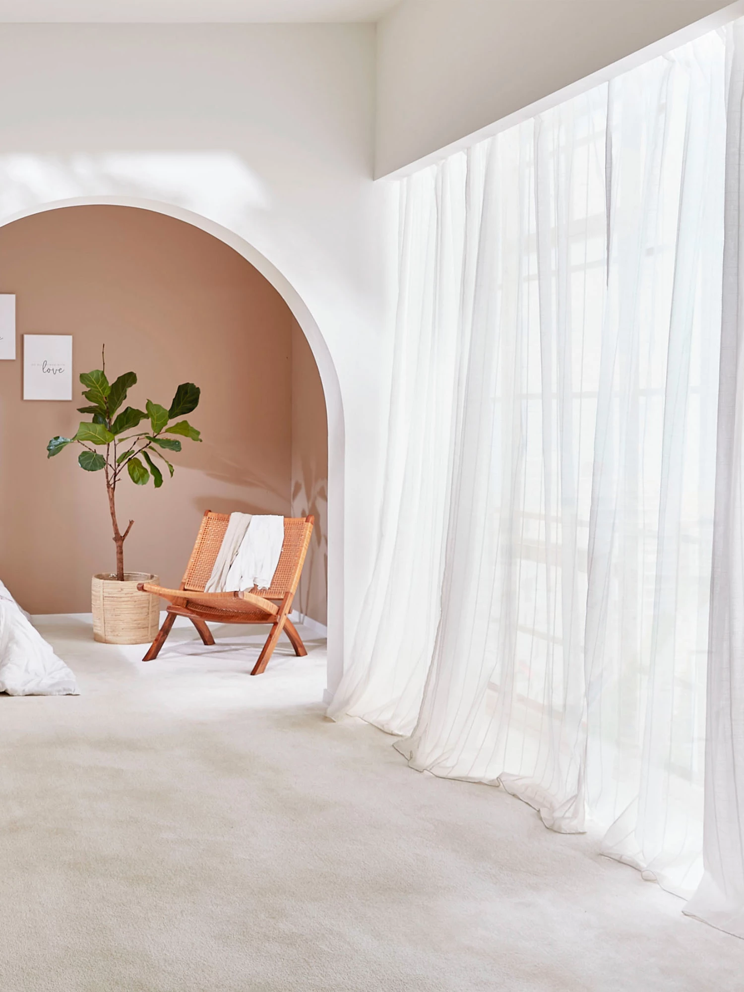 Vorhang Mit Gardinenband, Natur 3 Vorhang Mit Gardinenband, Natur